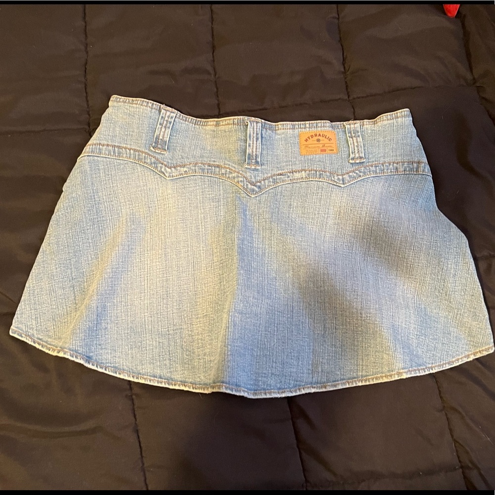 Size 11/12 Western Jean skirt mini